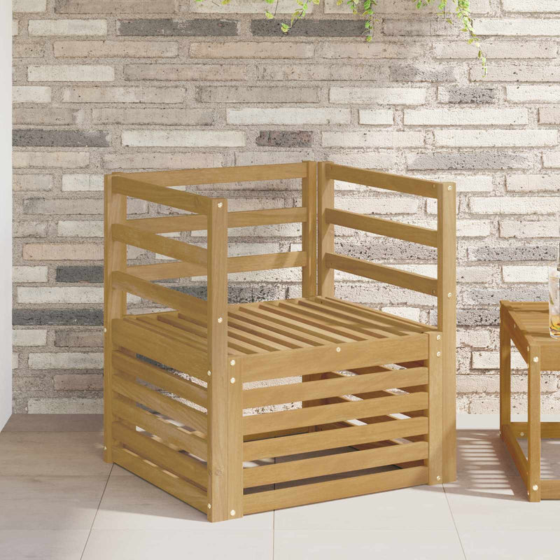 Set de canapele de exterior Lemn Solid de Acacia Alb