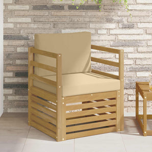 Set de canapele de exterior Poliester Alb
