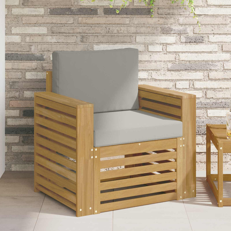 Set de canapele de exterior Poliester Alb