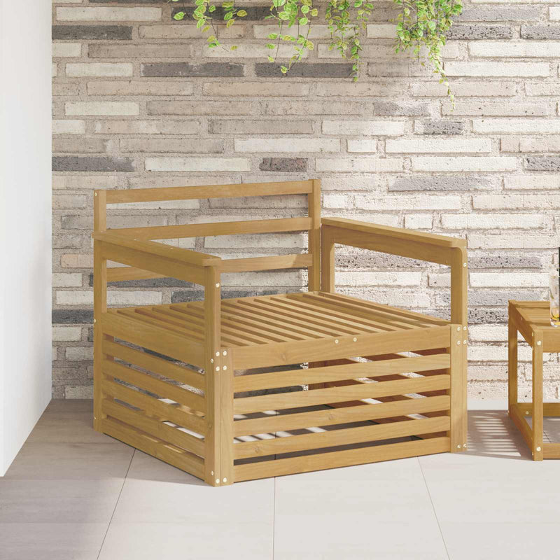 Canapea de exterior Lemn Solid de Acacia Alb