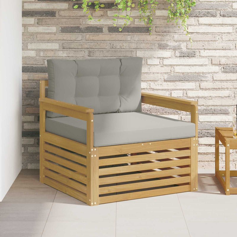 Canapea de exterior Poliester Alb