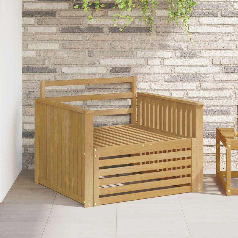Canapea de exterior Lemn Solid de Acacia Alb