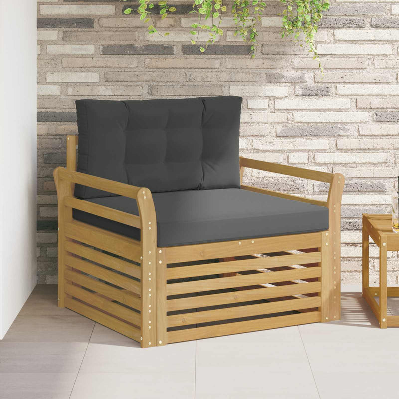Canapea de exterior Poliester Alb
