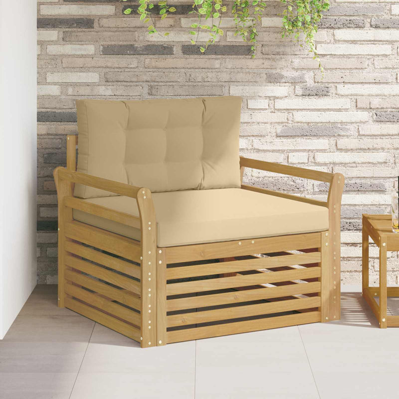 Canapea de exterior Poliester Alb