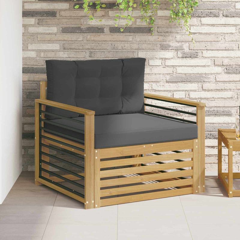 Canapea de exterior Poliester Alb