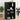 Bufet Stejar Negru 70 x 41 x 124 cm Lemn prelucrat