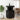 Carucior de Bar Stejar Negru 50 x 41 x 89 cm Lemn prelucrat