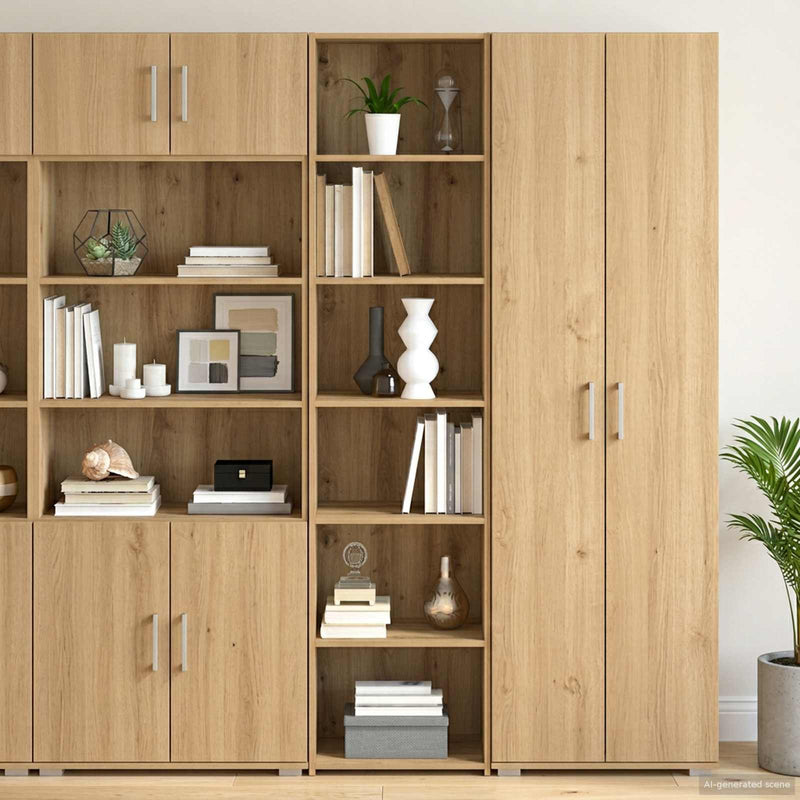 Bufet Stejar Artizanal 45 x 41 x 185 cm Lemn prelucrat