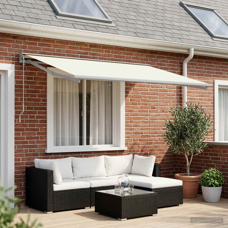 Material de înlocuire pentru copertină Crem 500 × 350 cm