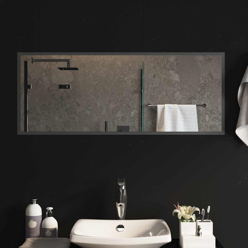 Oglindă de baie cu LED cu oglindă Transparent 100 x 40 cm