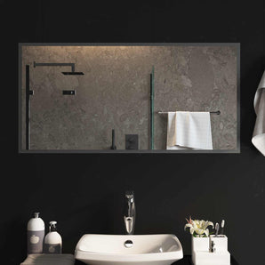 Oglindă de baie cu LED cu oglindă Transparent 100 x 50 cm
