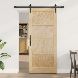 Ușă glisantă natural 86 x 198,5 cm Lemn masiv de pin