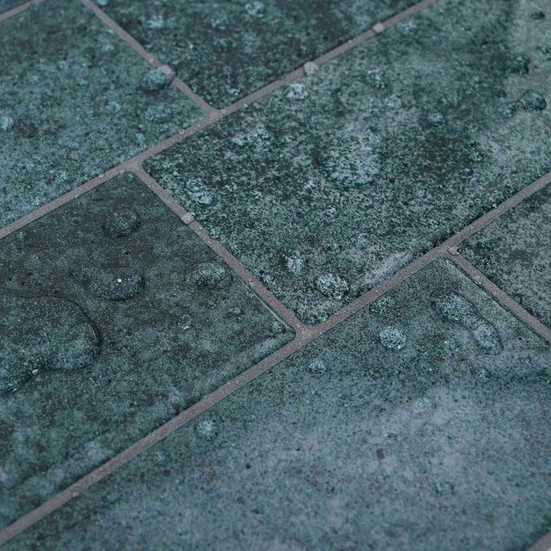 Placă de metrou 10 buc. Verde-albăstrui 29 x 21 cm