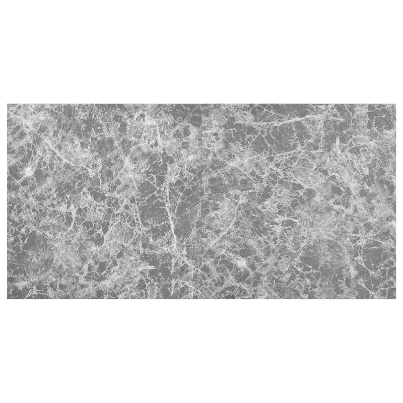Plăci de pardoseală autoadezive Gri și alb 30,5 x 30,5 cm