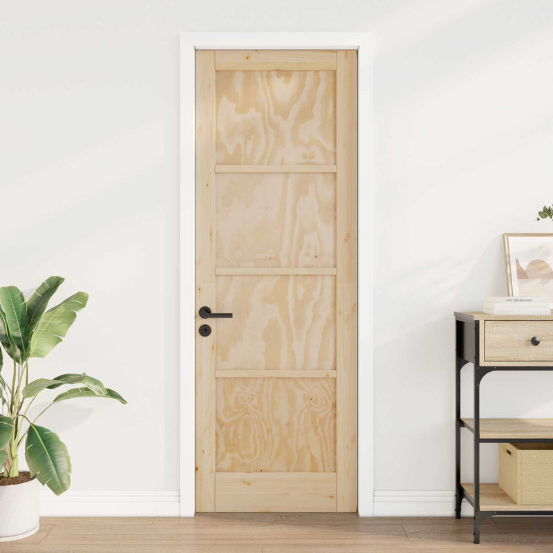 Ușă de interior 73,5 x 211 cm placaj natural