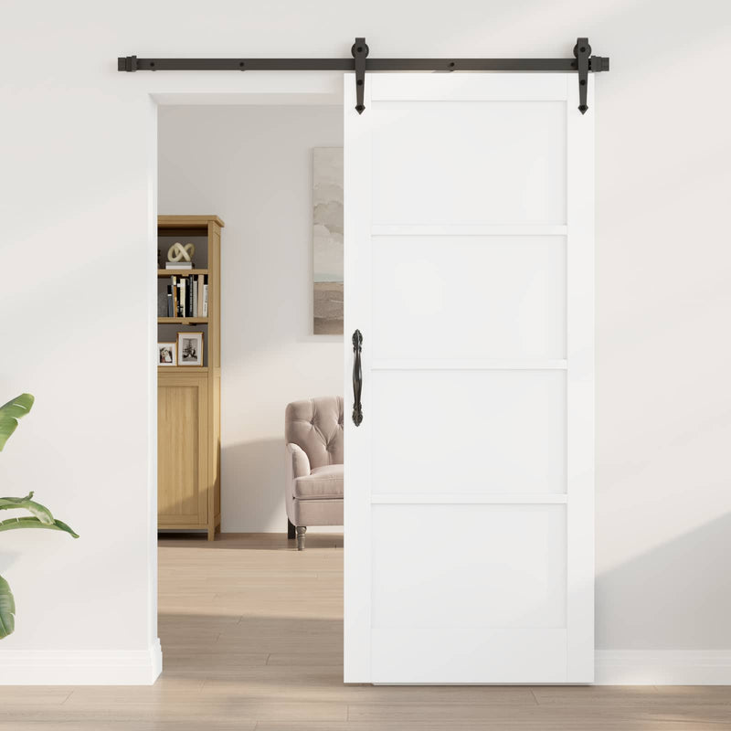 Ușă de interior 83 x 202 cm placaj Alb