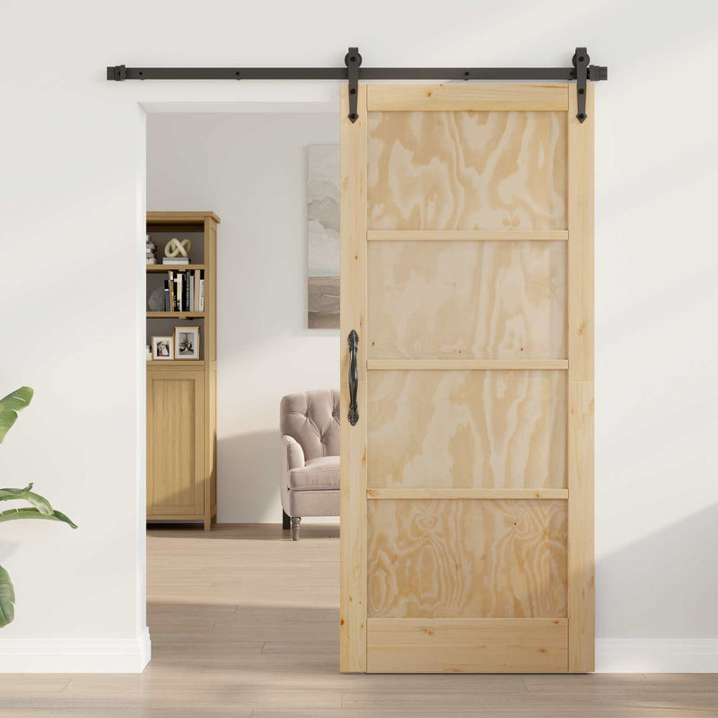 Ușă de interior 86 x 198,5 cm placaj natural