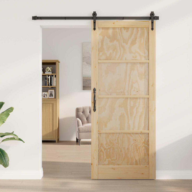 Ușă de interior 86 x 211 cm placaj natural