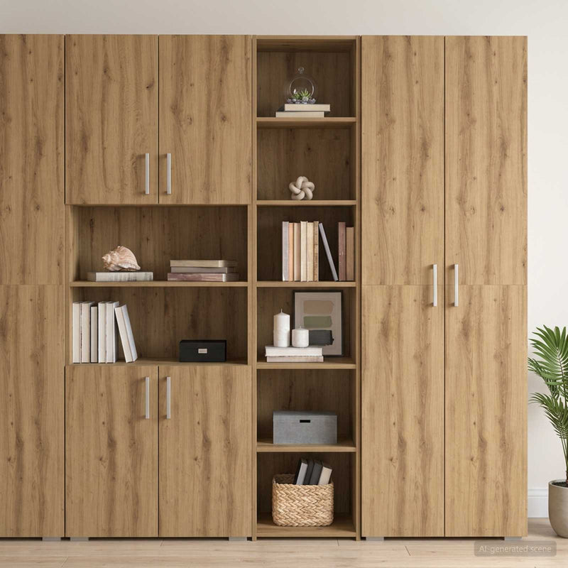 Bufet Stejar Artizanal 40 x 41 x 185 cm Lemn prelucrat