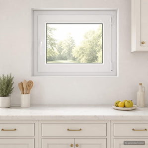 Fereastră pentru subsol RISOR 50 x 55 cm PVC și Sticlă