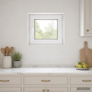 Fereastră pentru subsol RISOR 60 x 55 cm PVC și Sticlă
