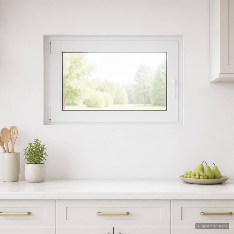 Fereastră pentru subsol RISOR 50 x 55 cm PVC și Sticlă