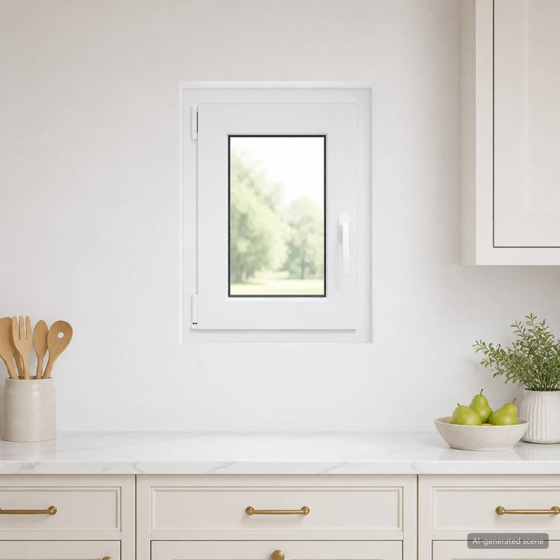 Fereastră pentru subsol RISOR 50 x 55 cm PVC și Sticlă