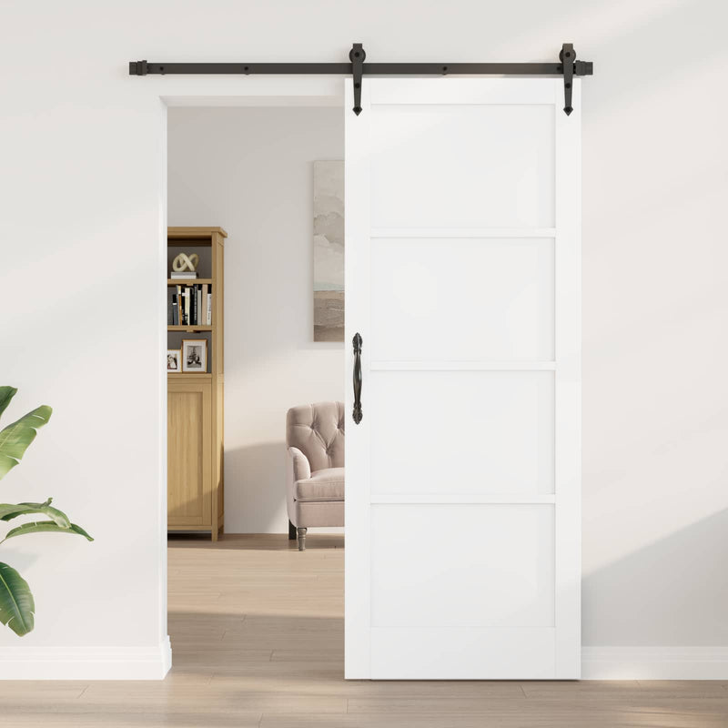 Ușă de interior 83 x 211 cm placaj Alb