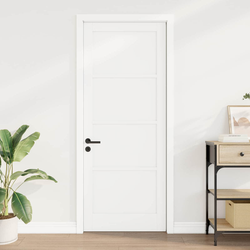 Ușă de interior 83 x 211 cm placaj Alb
