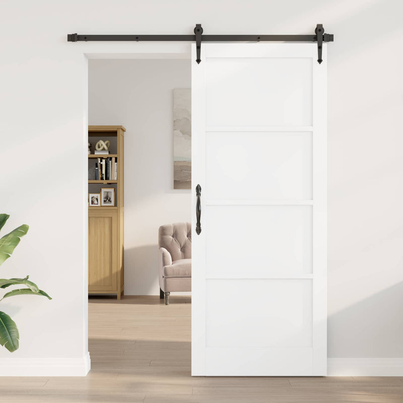 Ușă de interior 86 x 211 cm placaj Alb
