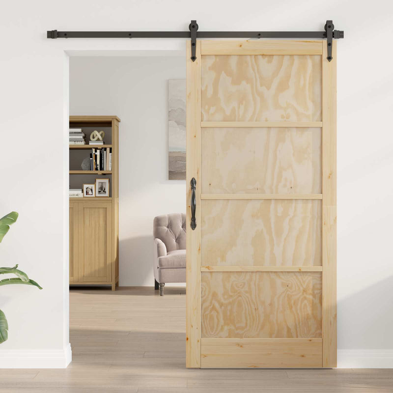 Ușă de interior 93 x 202 cm placaj natural