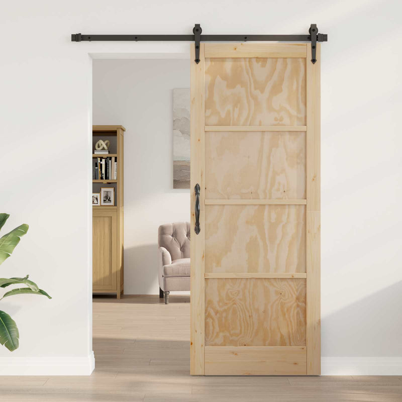 Ușă de interior 93 x 211 cm placaj natural