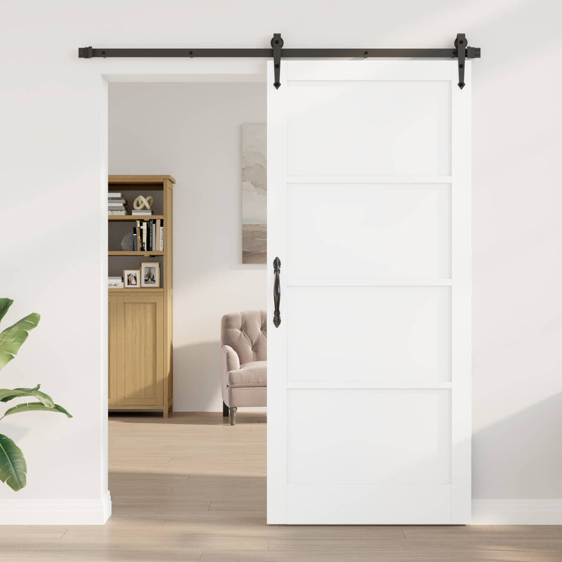Ușă de interior 93 x 211 cm placaj Alb