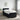 Pat boxspring cu saltea cu headboard Negru 80 x 200 cm Țesătură