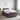Pat boxspring cu saltea Maro închis 120 x 190 cm Țesătură