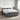 Pat boxspring cu saltea Gri închis 200 x 200 cm Țesătură
