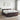 Pat boxspring cu saltea Maro închis 200 x 200 cm Țesătură