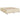 Pat boxspring cu saltea cu headboard Crem 200 x 200 cm Țesătură