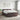 Pat boxspring cu saltea Maro închis 200 x 200 cm Țesătură