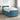 Pat boxspring cu saltea Albastru închis 90 x 200 cm Catifea