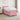 Pat boxspring cu saltea cu headboard Roz 100 x 200 cm Catifea