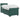 Pat boxspring cu saltea Verde închis 80 x 200 cm Catifea