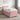 Pat boxspring cu saltea cu headboard Roz 90 x 200 cm Catifea