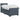 Pat boxspring cu saltea Gri închis 90 x 190 cm Catifea