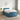 Pat boxspring cu saltea albastru 120 x 190 cm Catifea