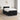 Pat boxspring cu saltea cu headboard Negru 120 x 190 cm Catifea