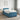 Pat boxspring cu saltea albastru 120 x 190 cm Catifea