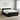 Pat boxspring cu saltea cu headboard Negru 180 x 200 cm Catifea