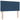 Pat boxspring cu saltea albastru 100 x 200 cm Țesătură