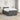 Pat boxspring cu saltea Gri închis 120 x 200 cm Țesătură